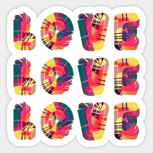 Love, Love, Love... Sticker